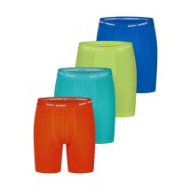 Happy Shorts Heren Retro Boxer Neon Lang 4-Pack Retro korte broeken, vintage boxers,