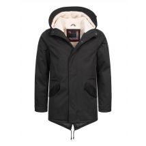 Alessandro Salvarini heren winterparka met teddovoering en capuchon