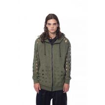 Uitsnede Breiv sweatshirt Model Olijfgroen