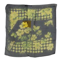 Bloemenzijde Sjaal Gele Stippen