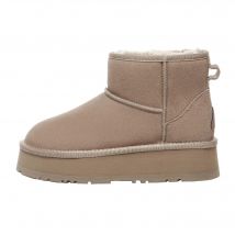 EverAu Dames/Dames Dusky Classic Cow Suede Mini Laarzen (Bruin) - maat EU 42 / UK 8