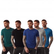 Nicce Heren Mexbo T-Shirt (5-pack) (Veelkleurig)