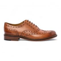 Chapman & Moore Heren Tan Bruine Leren Wingtip Brogue Oxford Kantoorschoenen