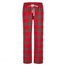 Happy Shorts Dames pyjama broek lang geruit flanel - maat L