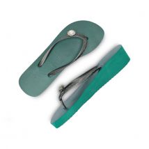 Uzurii Switch dames slipper met hak groen, , maat: