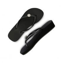 Uzurii Switch dames slipper met hak zwart, , maat: