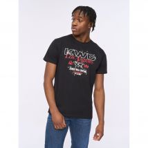 Heren Kings Will Dream Mapped T-shirt in Zwart
