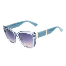 Blauwe Injected Zonnebril