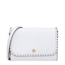 Witte Leren Clutch Tas