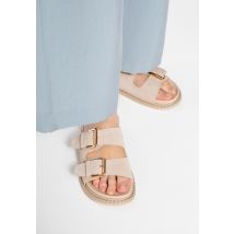 Wittchen Beige suède leren slippers voor dames
