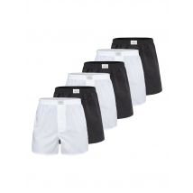 Lakeford & Sons Mannen Bokser American Boxershorts Herren 6-Pack in klassischen Designs
