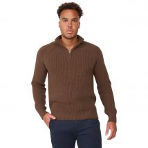 Solution Trui Menthon Zip Pullover Bruin