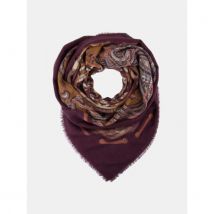 Mucho Gusto ® sjaal zürich bourgondië kettingen en paisley - maat One size