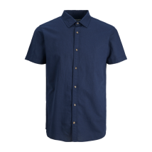 Jack & Jones Overhemden Summer Korte Mouw Blauw
