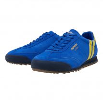 Patrick Mens Dijon Suède Hardloopschoenen (Koninklijk Blauw/Geel/Marinete)