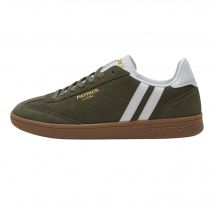 Patrick Mens Lyon Suede Cupsole Sneakers (Olijf/Gom)