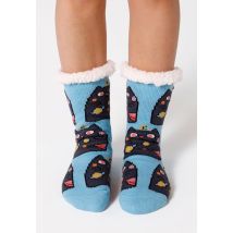 "Space Cat" Sherpa sokken