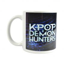 K-Pop Demon Hunters Logo Mok (Wit/blauw)
