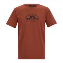 Regatta Heren Cline IX Mountain T-Shirt (Baksteen Rood)