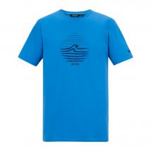 Regatta Heren Cline IX Wave T-Shirt (Sonisch Blauw)