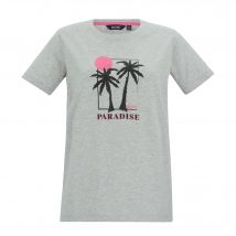 Regatta Dames/Dames Filandra VX Paradise Palm T-Shirt (Grijze Mergel)