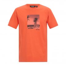 Regatta Heren Cline IX Strand T-Shirt (Tijgerlelie Oranje)