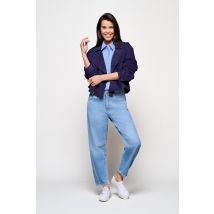 Caroline Tensen Senja Suede Jacket Navy