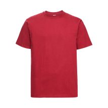 Russell Heren Klassiek Zwaargewicht T-shirt (Klassiek rood)