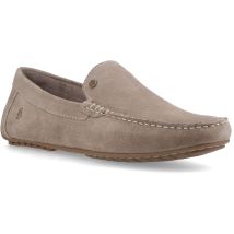Hush Puppies Ralph Suède Leren Herensloffen in Taupe