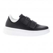 DKNY Dames/Dames Jamiah Leren Klittenbandschoenen (Zwart)