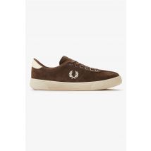 Fred Perry Tennis Schoen Suède Heren Tabak/IJsroom Sneakers