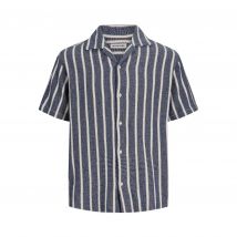 Jack & Jones Overhemden Coba Stripe Resort Shirt Blauw