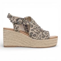 Blowfish Malibu Dames Luipaardprint Wedge Slingbacks Hielsandalen - Amira