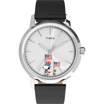 Timex Peanuts Marlin Heren Horloge Zwart TW2Y50300