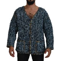 Gebreide Cardigan met Gouden Rand, Relaxte Pasvorm