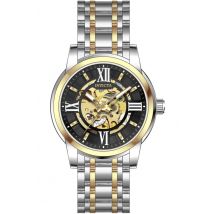 Invicta Objet D Art 69131 Heren Horloge - Automatisch Uurwerk - Roestvrij Staal met zwarte Wijzerplaat - 41mm