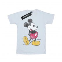 Disney Jongens Mickey Mouse Klassiek Kick T-shirt (Wit)