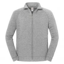Fruit of the Loom Heren Iconische Premium Sweat Jacket (Athletic Heather)