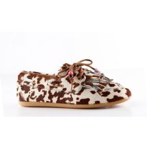 DWRS Label Latty fringes cow hair on