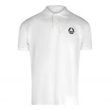 Diesel Heren Driehoekig Logo Poloshirt (Wit)