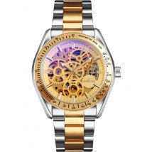 Invicta Objet D Art 69600 Heren Horloge - Automatisch Uurwerk - Roestvrij Staal met gouden Wijzerplaat - 43mm