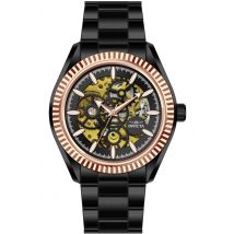 Invicta Objet D Art 69757 Heren Horloge - Automatisch Uurwerk - Roestvrij Staal met zwarte Wijzerplaat - 43mm