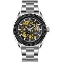 Invicta Objet D Art 69755 Heren Horloge - Automatisch Uurwerk - Roestvrij Staal met zwarte Wijzerplaat - 43mm