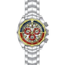 Invicta Akula 49637 Heren Horloge - Quartz Uurwerk - Roestvrij Staal met zilveren Wijzerplaat - 55mm