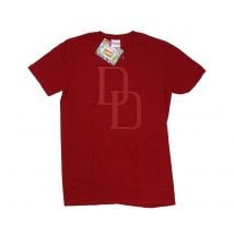 Marvel Heren Daredevil DD Logo T-Shirt (Kardinaal)