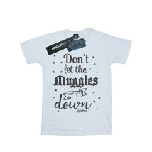 Harry Potter Dames/Dames Don't Let The Muggles Katoenen Vriendje T-shirt (Wit)