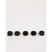 Initiële Letter Zilveren Ring