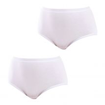 2-Pack Dames Hoge Taille Bamboe Onderbroek Q908