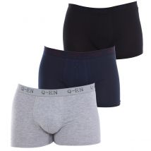 Verpakking van 3 Heren Bamboo Katoen Stretch Boxers Q501
