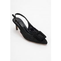 Ensley Gebreide Gesp Pump met Puntige Neus (Dames)